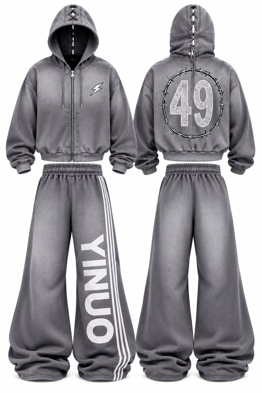 KWAYA® - Ensemble Streetwear Oversize - WORLDWIDE DROP
