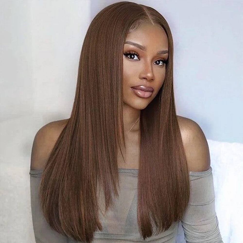 15A Super Double Drawn Wigs 6x5 Lace Frontal Human Hair Glueless Wigs Wear and Go Bone Straight Wig Pre Cut Lace Pre Plucked