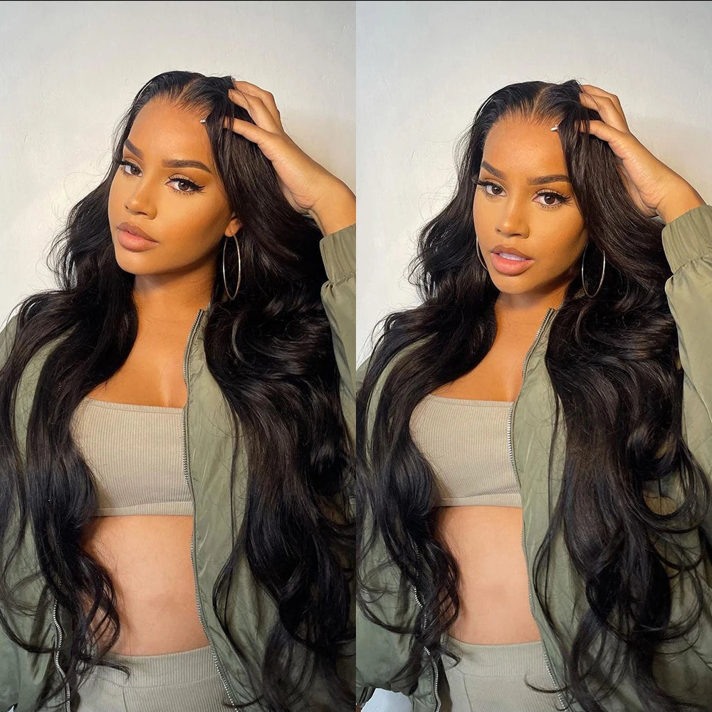 13x4 Body Wave Lace Front Human Hair Wig Women Natural Brazilian Wig 360 Lace Frontal Human Hair Wig 30 inch 180% density