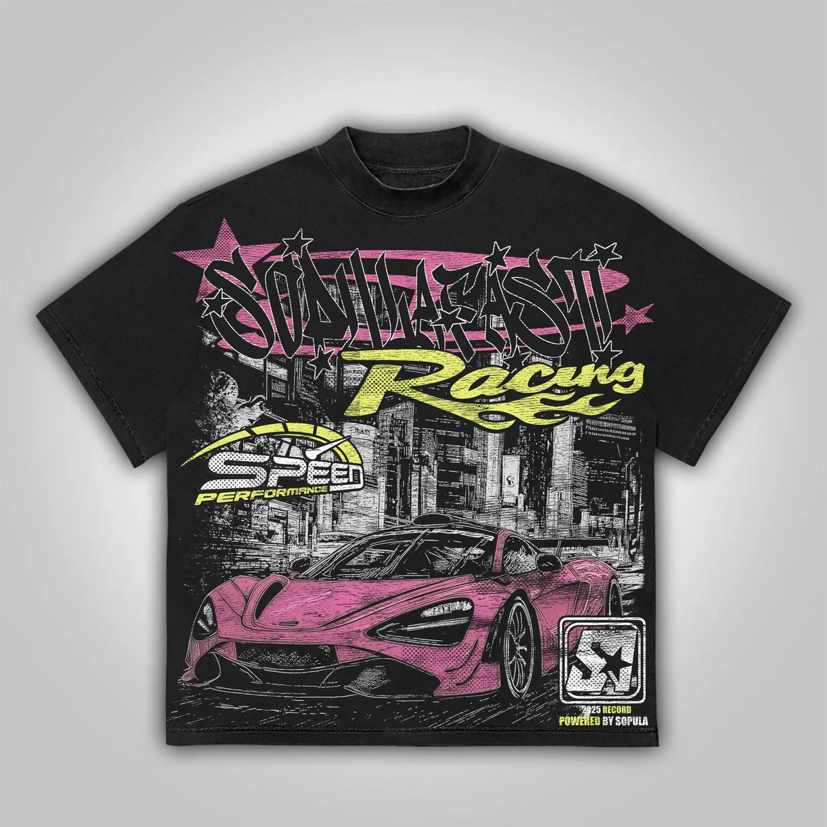 Y2K Fast Racing Vintage Graphic Oversized T-Shirt - The Ultimate Summer Casual Essential for Everyone