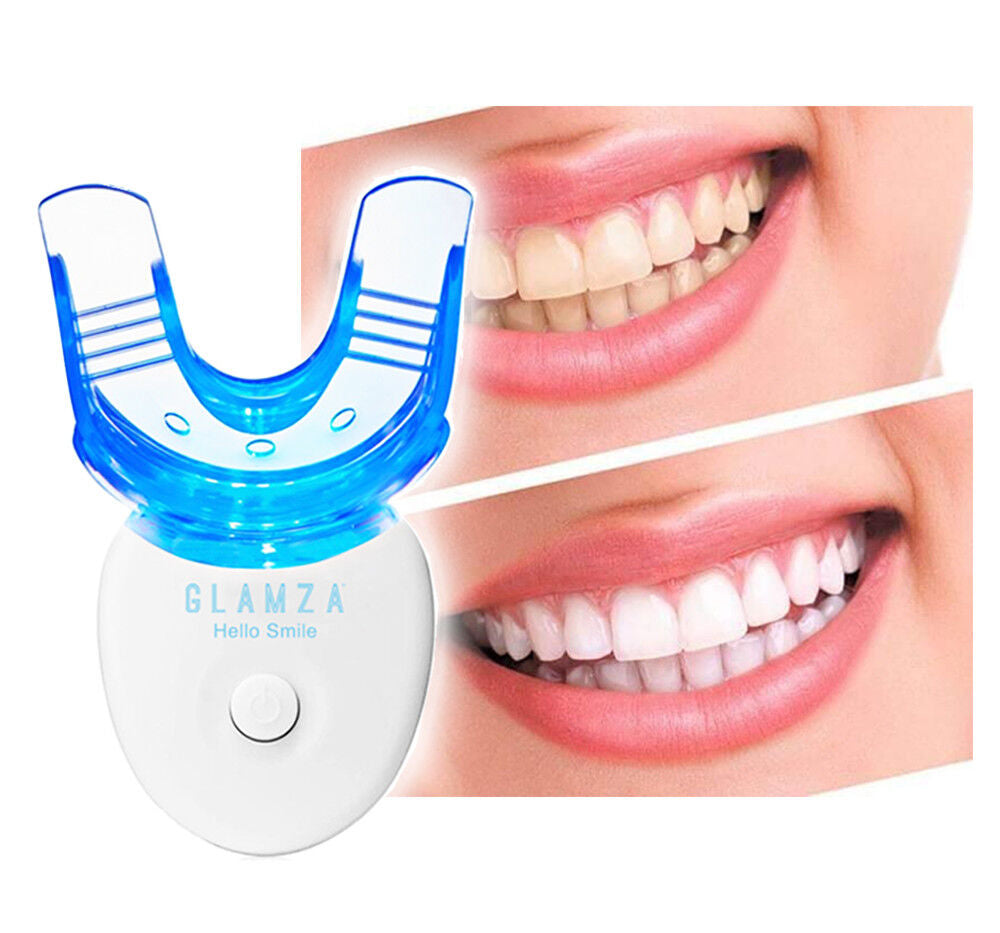 LED Laser Dents Blanchissant Lumière Bouche Plateau Détox Smile Dentaire Gel Hi