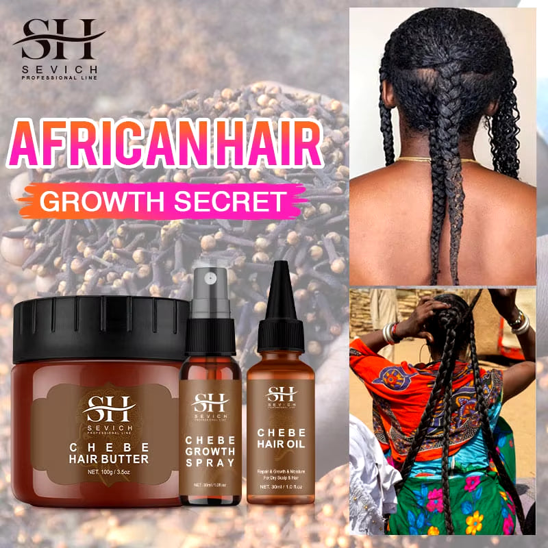 Fast Hair Growth Oil African Crazy Traction Alopecia Chebe Hair Mask anti Hair Break Hair Strengthener Hair Loss Treatment Spray